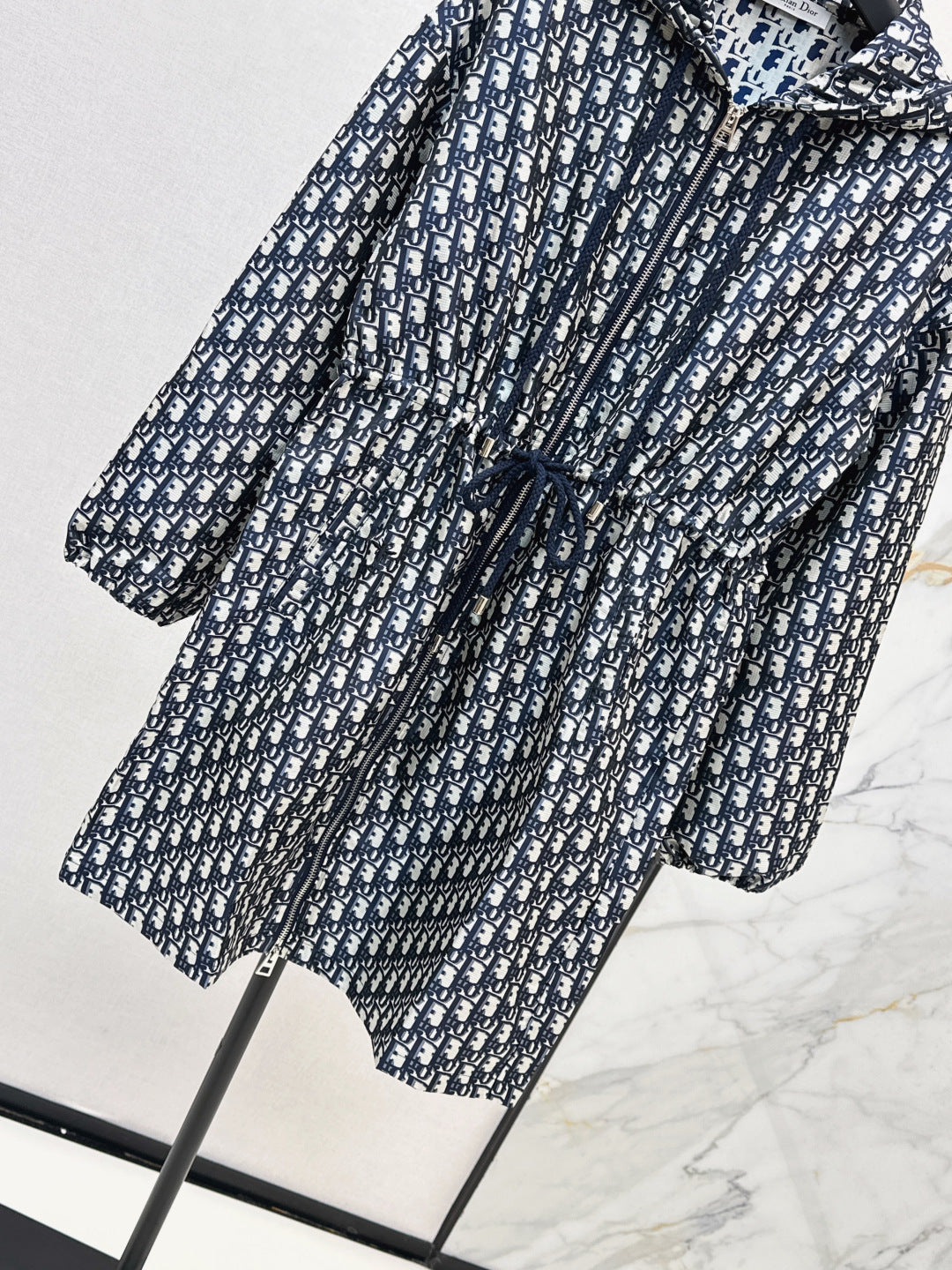 CD New hooded drawstring dress