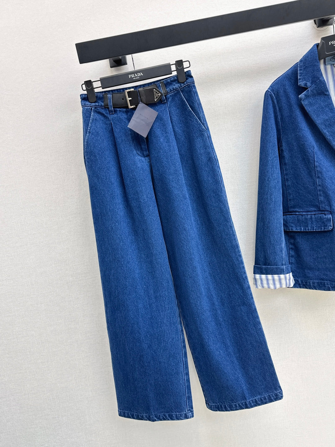 Pra New belt embellished jeans