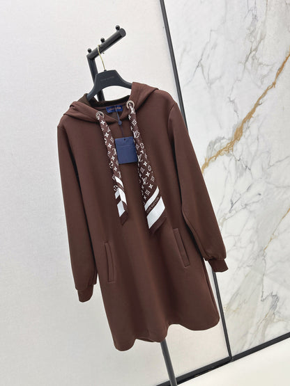 Louis  New Hooded sweatshirt dress