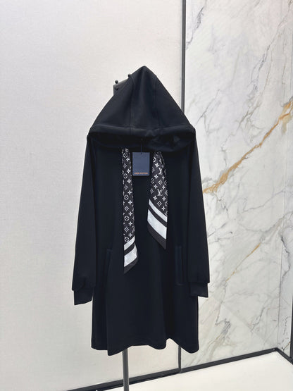 Louis  New Hooded sweatshirt dress