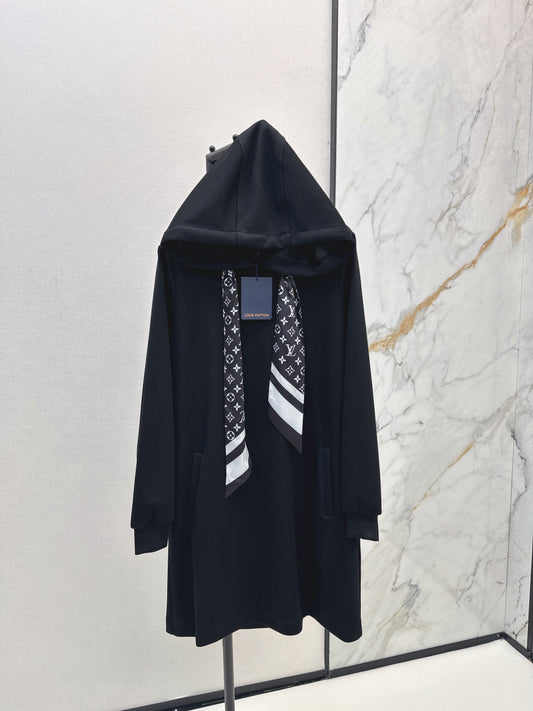 Louis  New Hooded sweatshirt dress