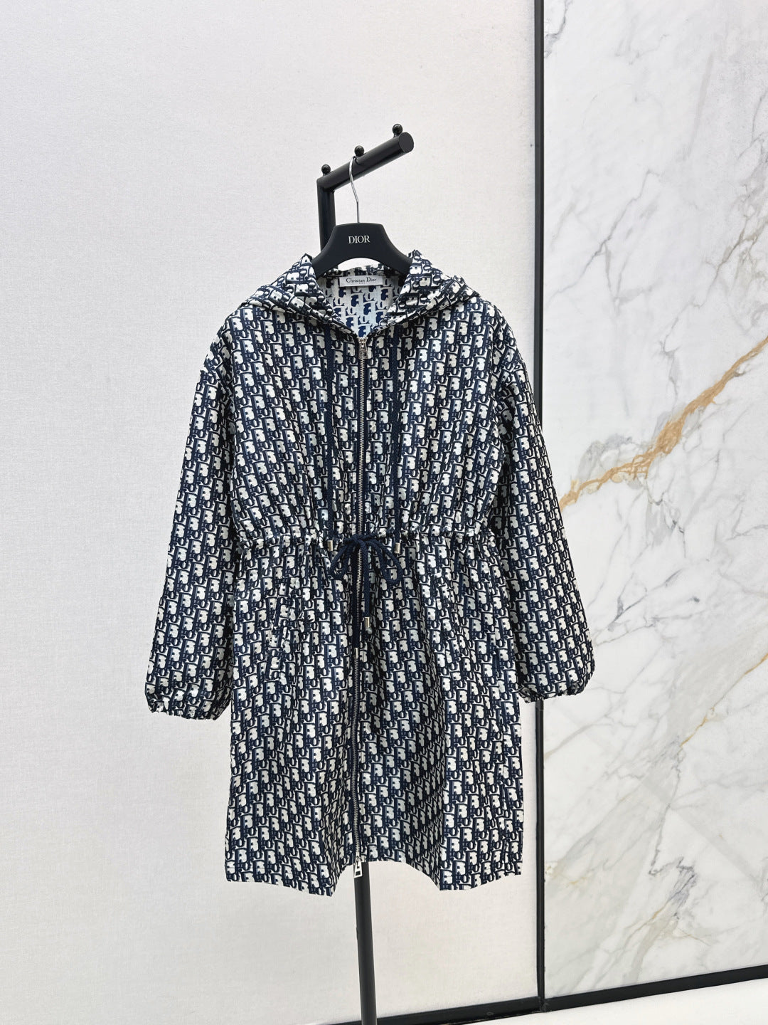 CD  New hooded drawstring dress