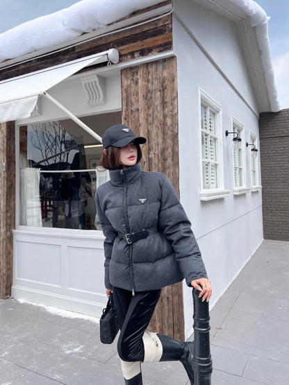 Pra New belt waist down jacket