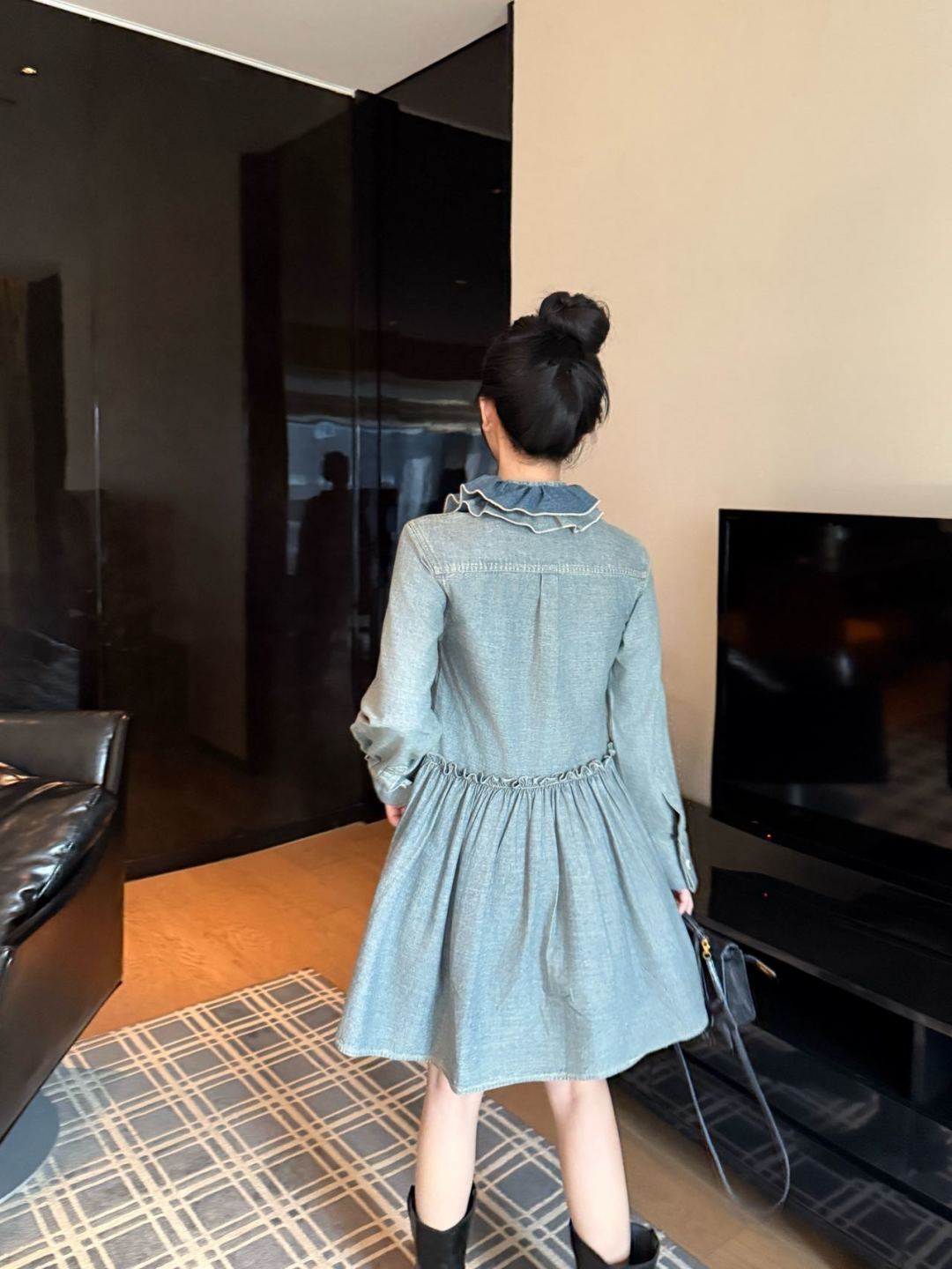 CD New Pleated outer dress