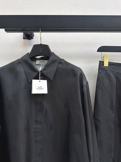 Herm New printed silk shirt