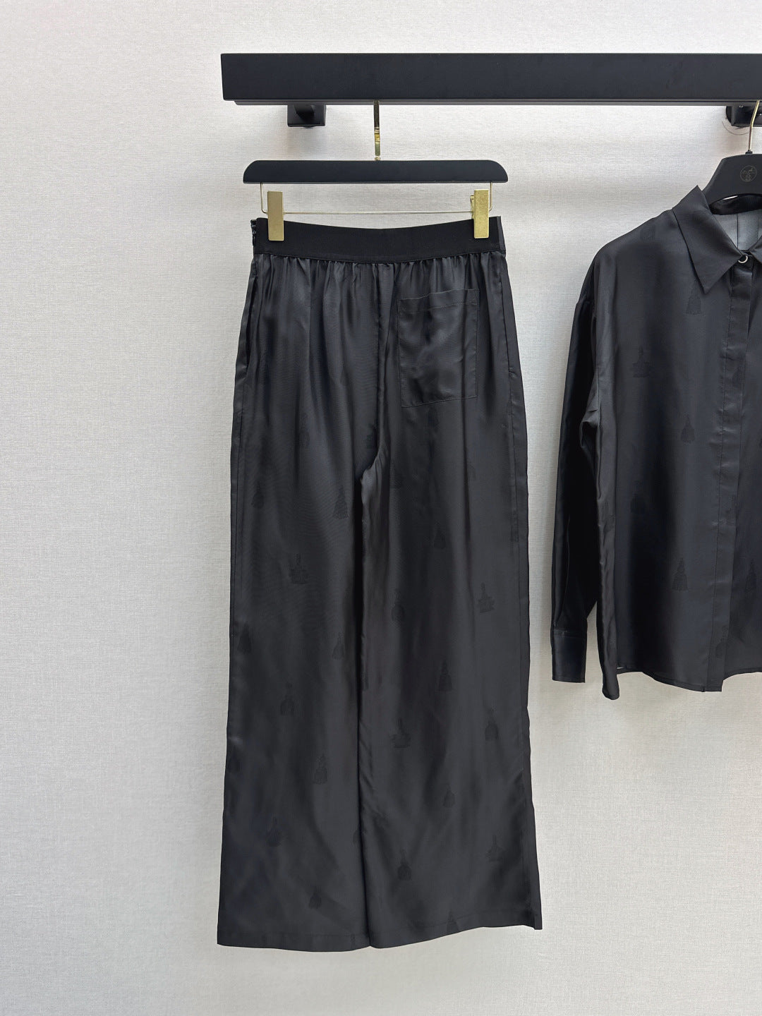 Herm New Silk wide-leg pants