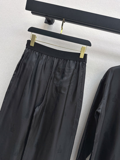 Herm New Silk wide-leg pants