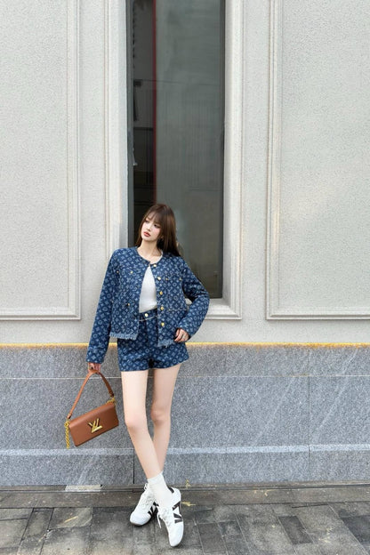 Louis New jacquard shorts