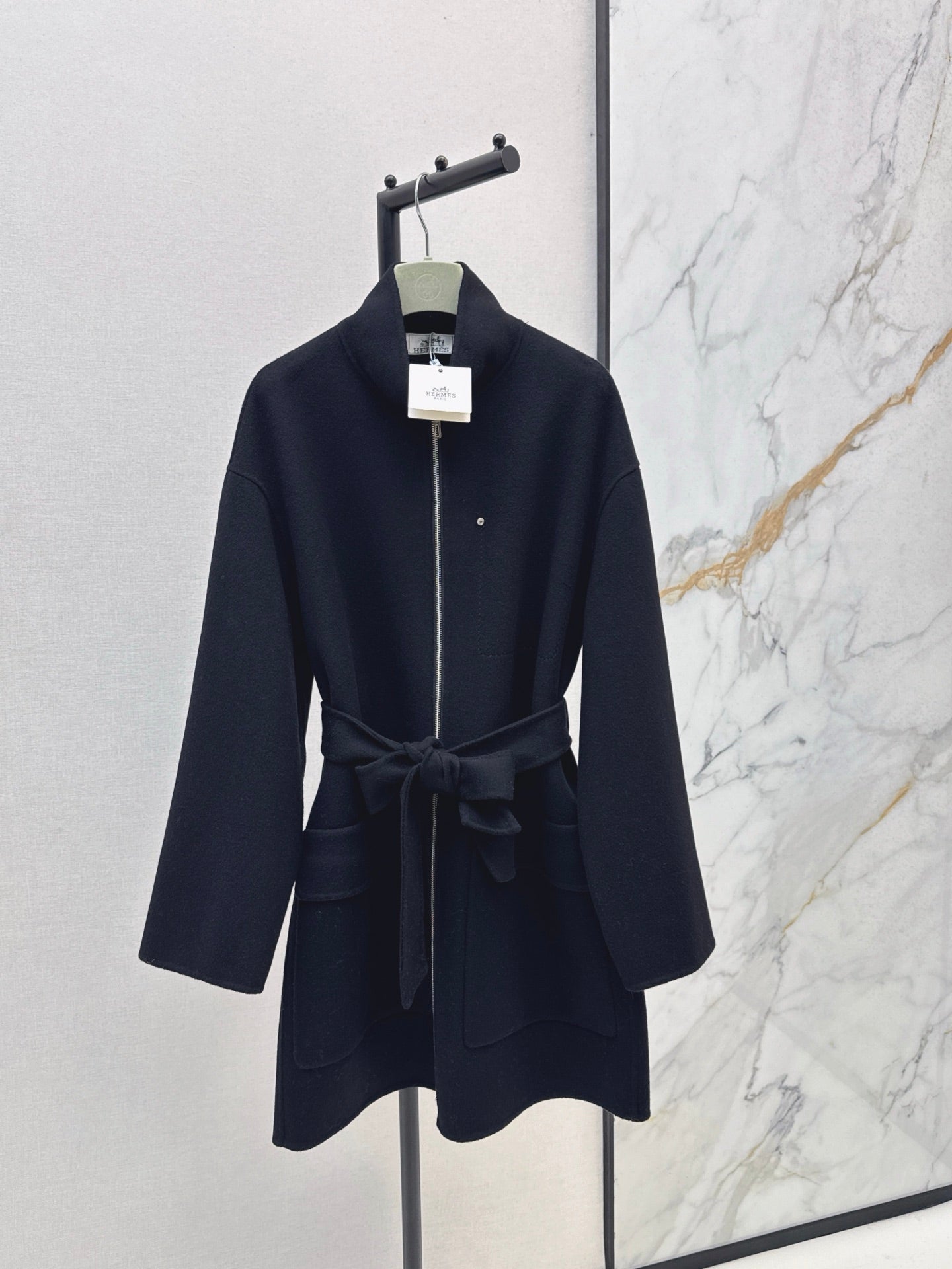 Herm NEW wool trench coat
