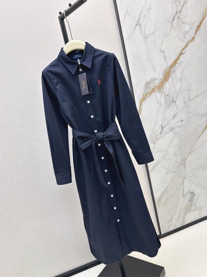 Ra1 NEW embroidered shirt dress