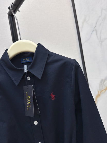 Ra1 NEW embroidered shirt dress