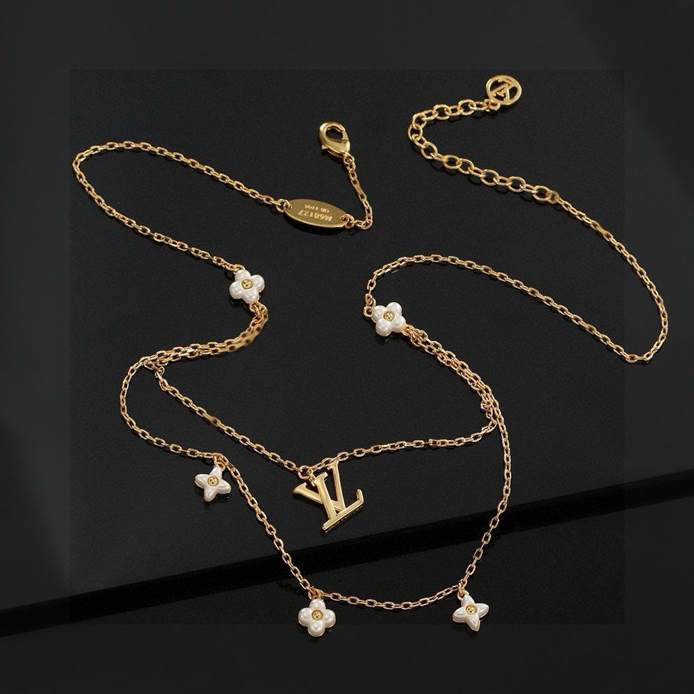 Louis New Alphabet Necklace