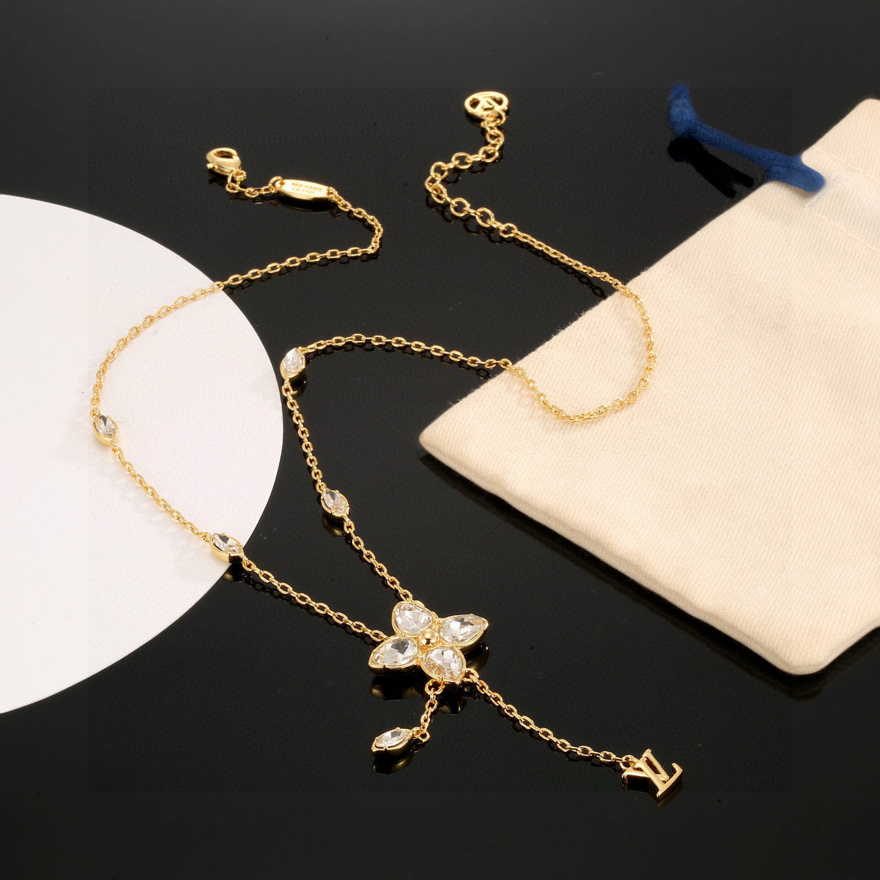 Louis New Alphabet Necklace