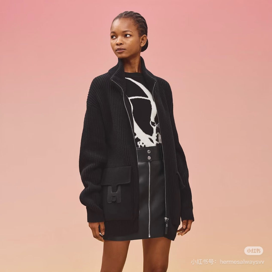 Herm NEW wool knitted jacket