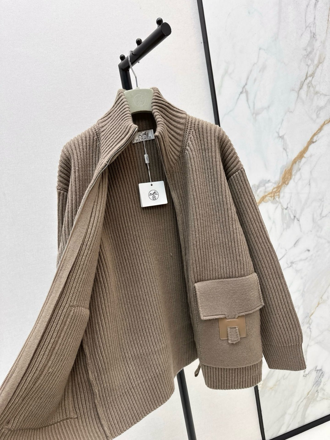 Herm NEW wool knitted jacket