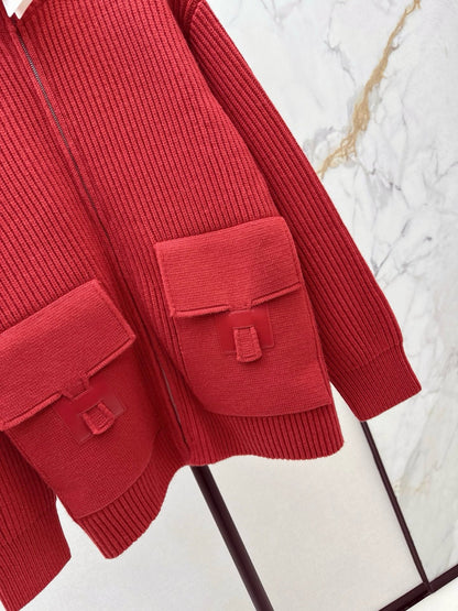 Herm NEW wool knitted jacket